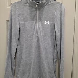 Under Armour Light Gray Performance Pullover